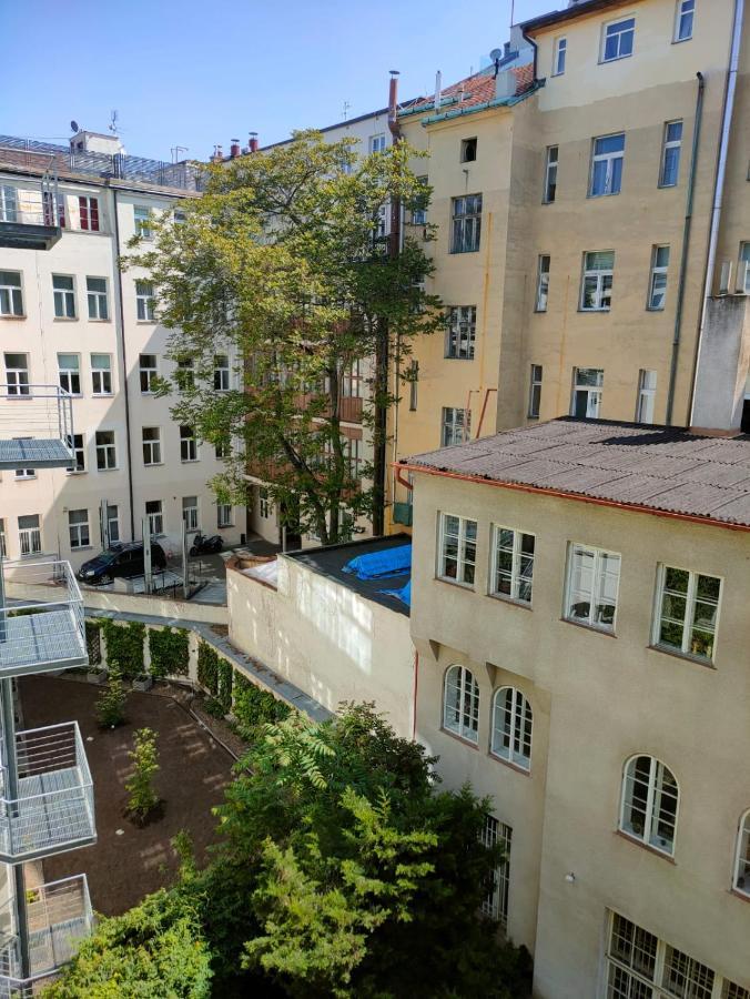Cityscape Wenceslas Square Apartment Prague Luaran gambar
