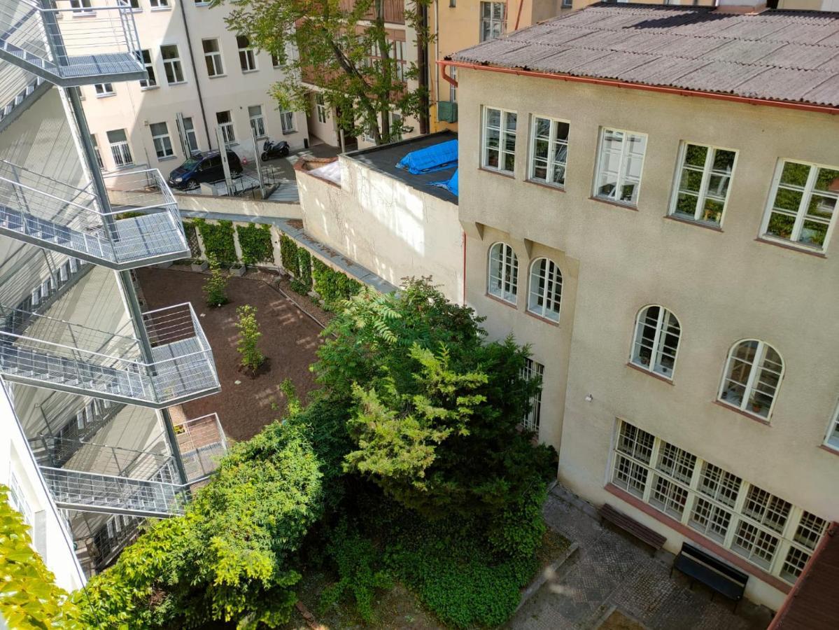 Cityscape Wenceslas Square Apartment Prague Luaran gambar